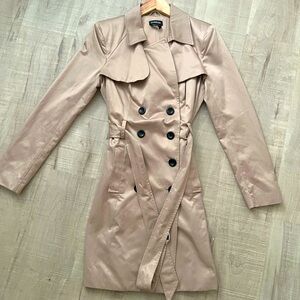Bebe double breasted trench coat